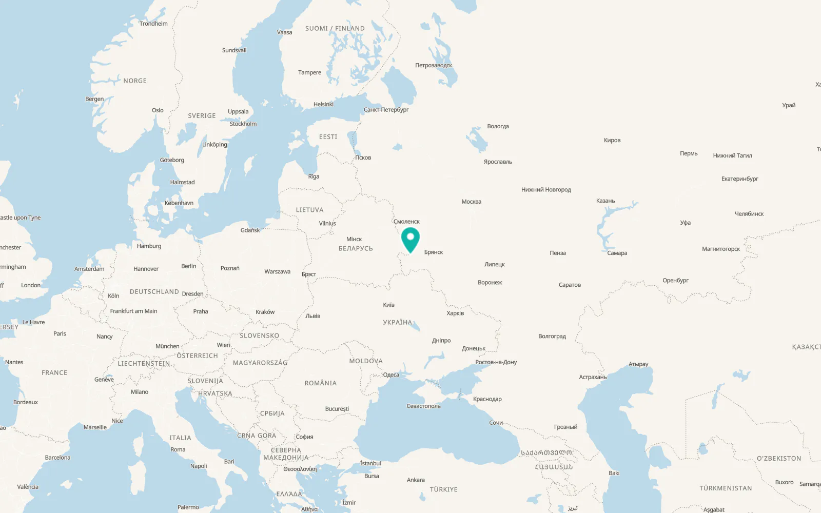Map of Surazh