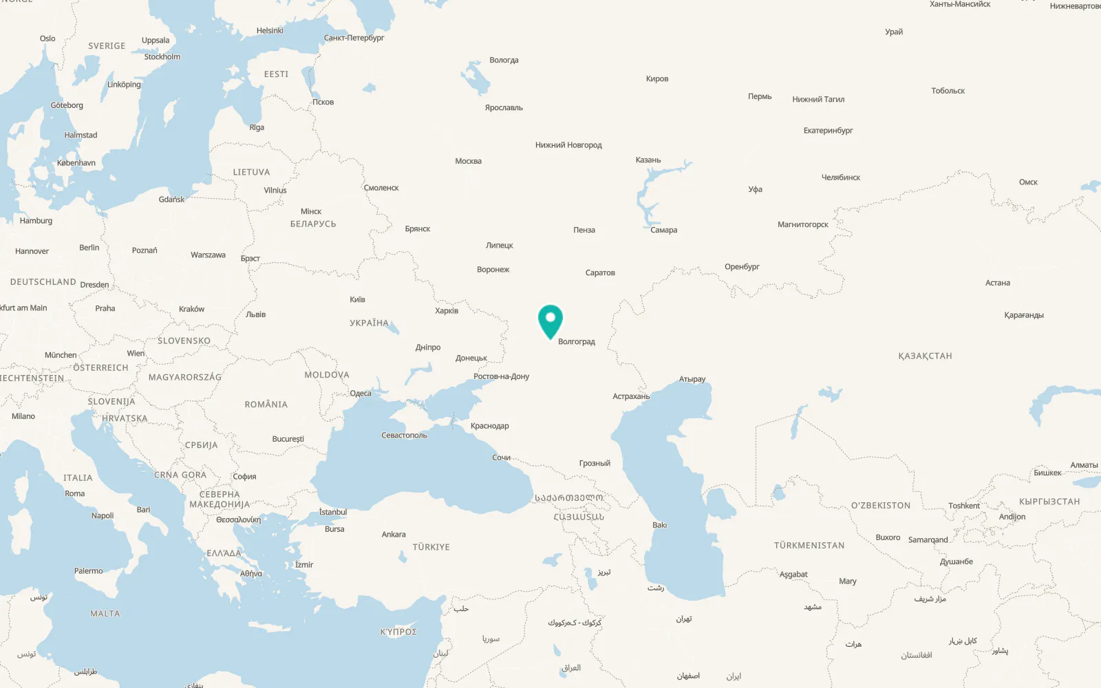 Map of Surovikino