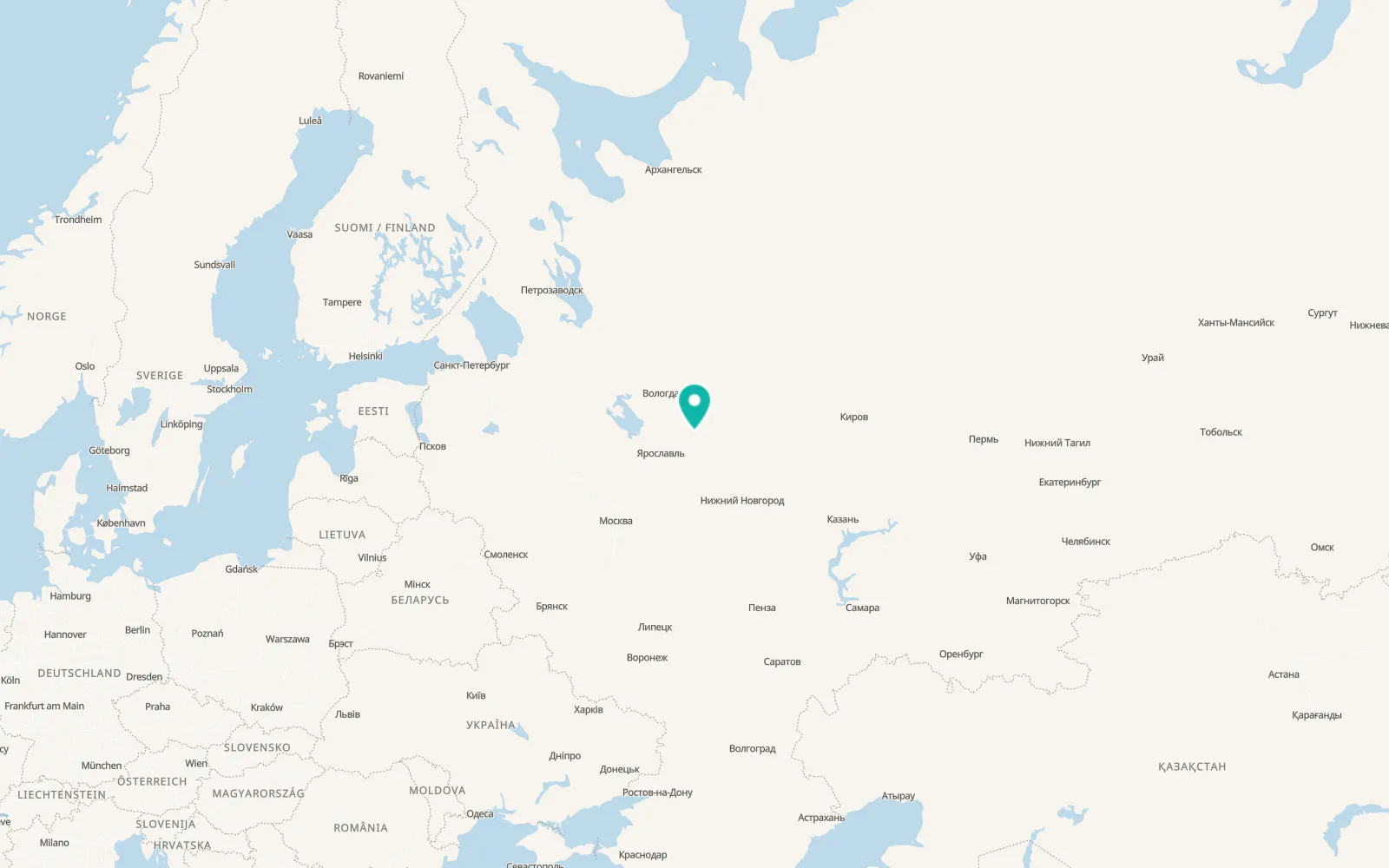 Map of Susanino