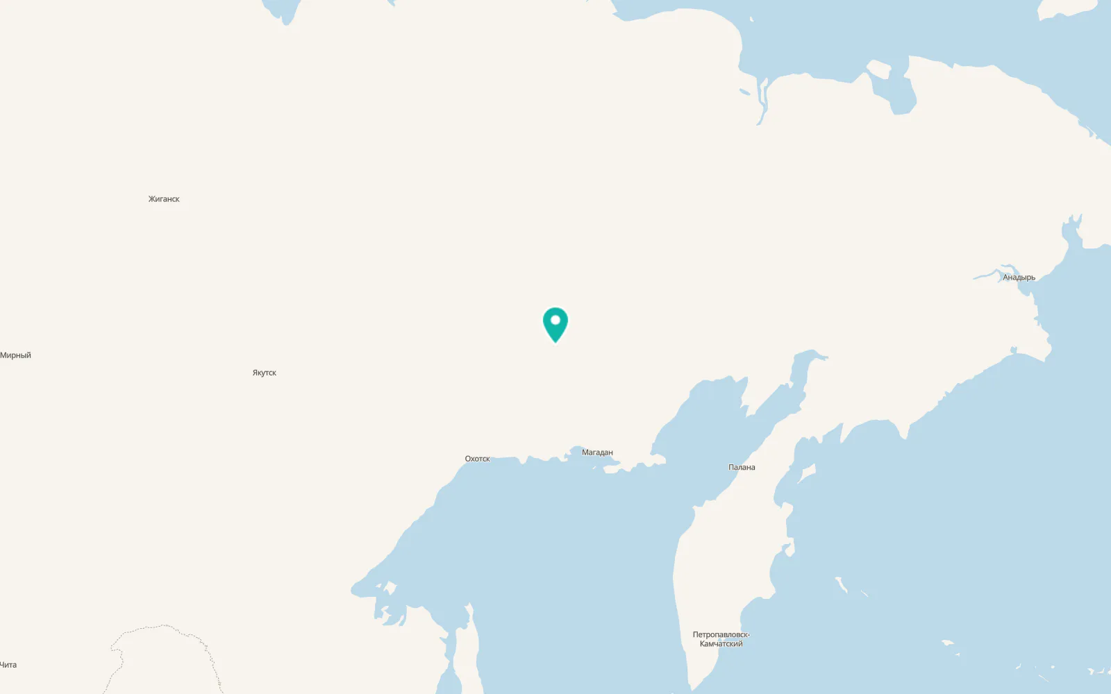 Map of Susuman
