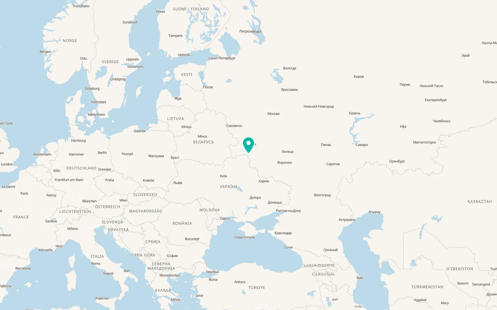 Map of Suzëmka