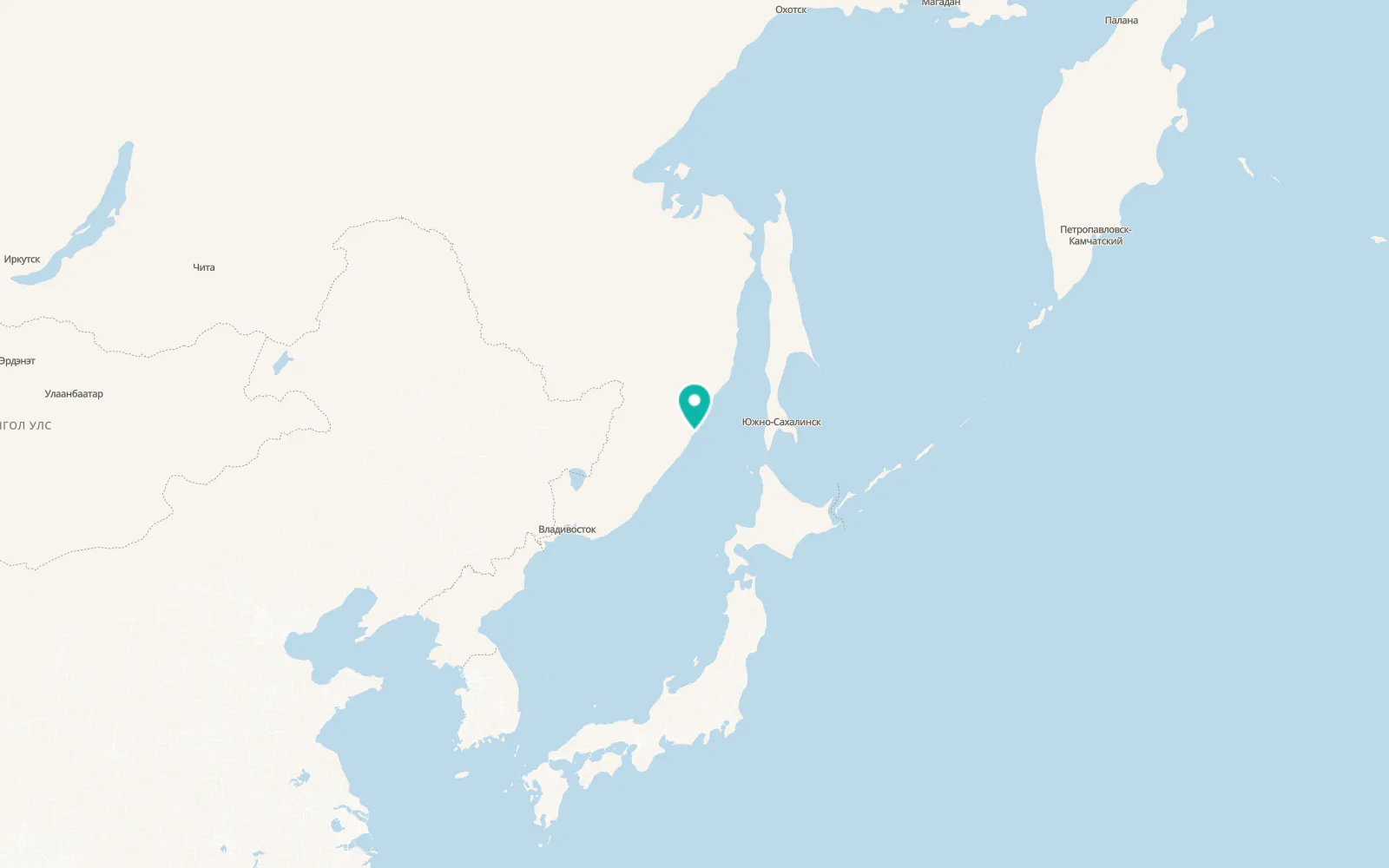Map of Svetlaya