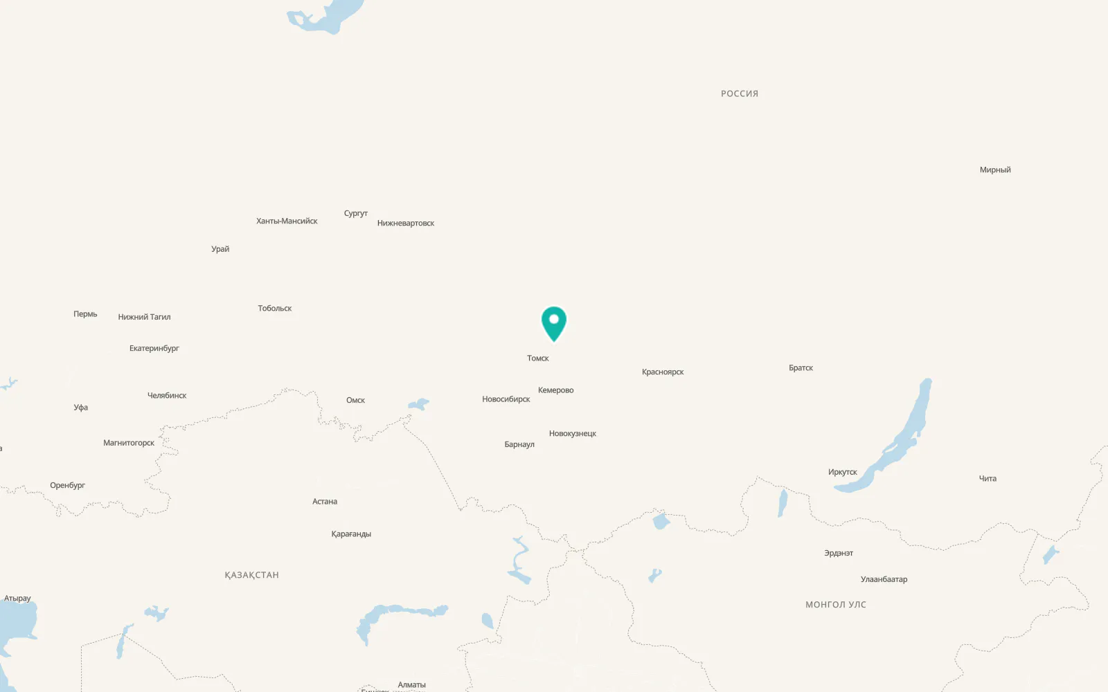 Map of Svetlyy