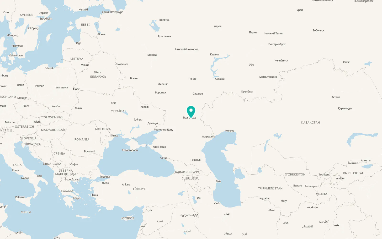 Map of Svetlyy Yar