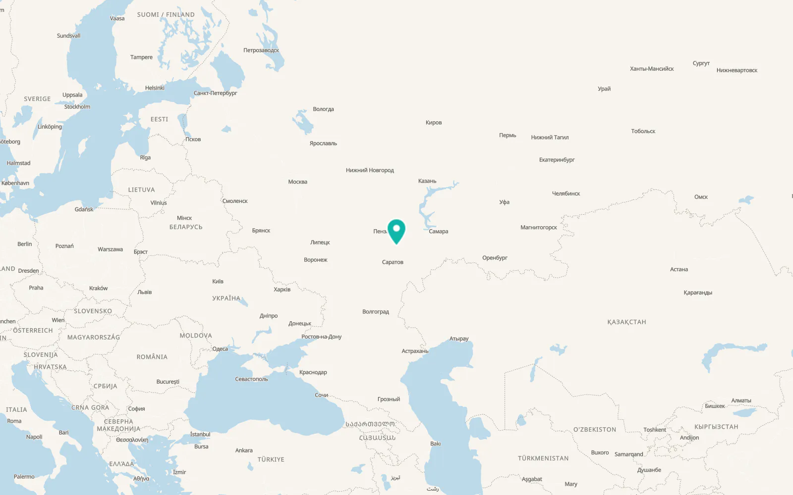 Map of Svobodnyy