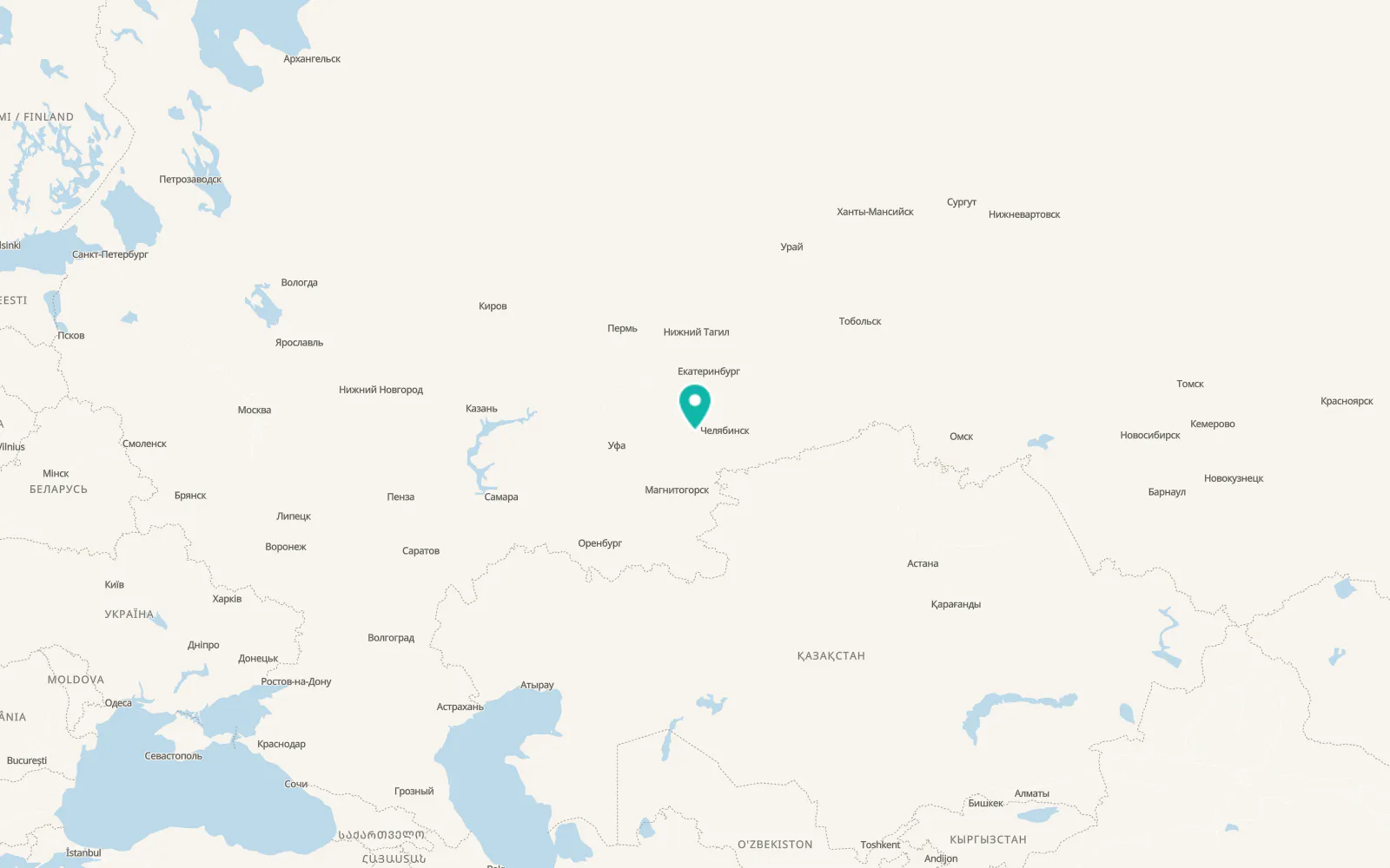 Map of Syrostan