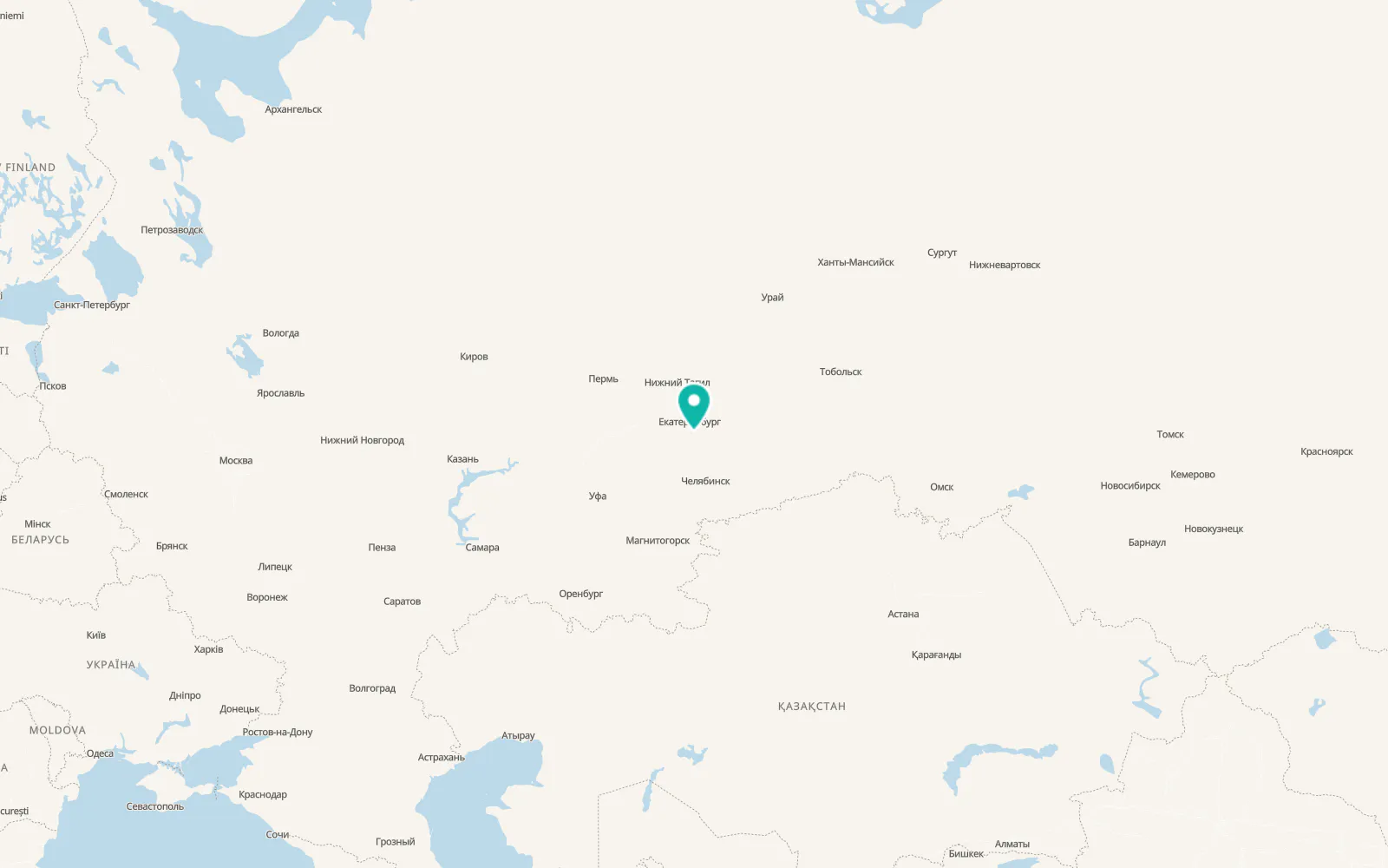 Map of Sysert’