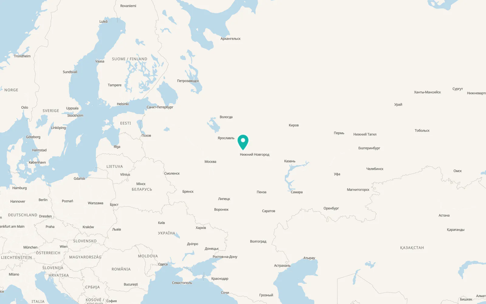 Map of Talitsy