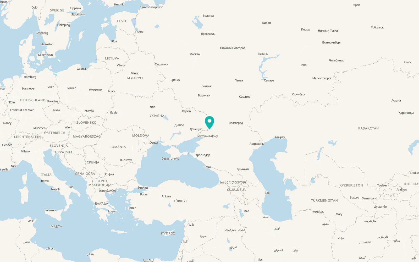 Map of Talovyy