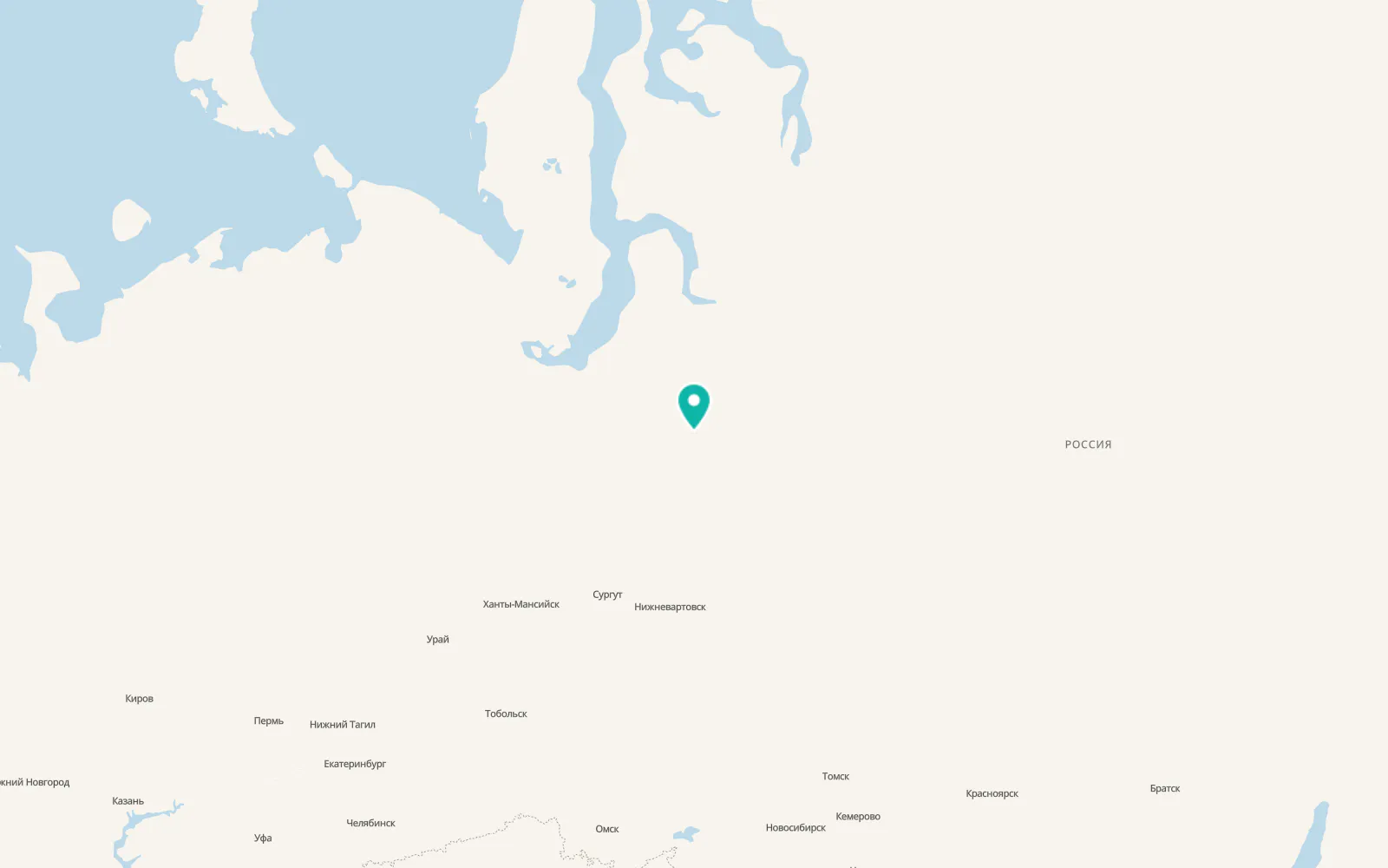 Map of Tarko-Sale