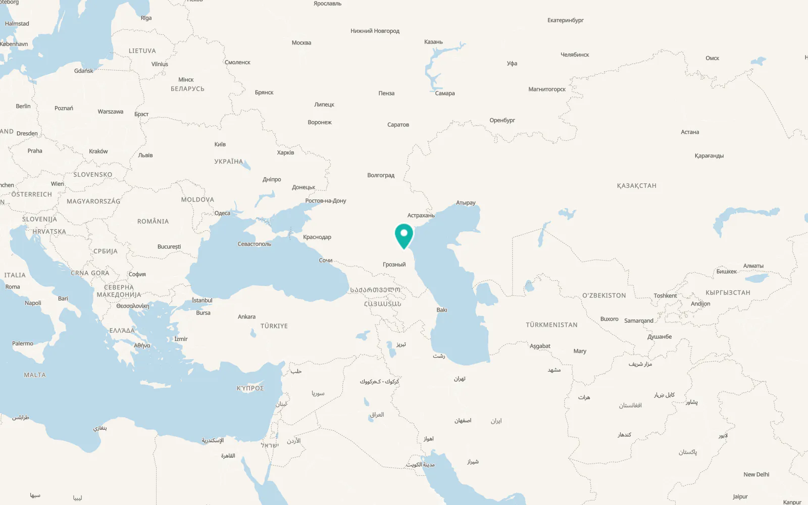 Map of Tarumovka