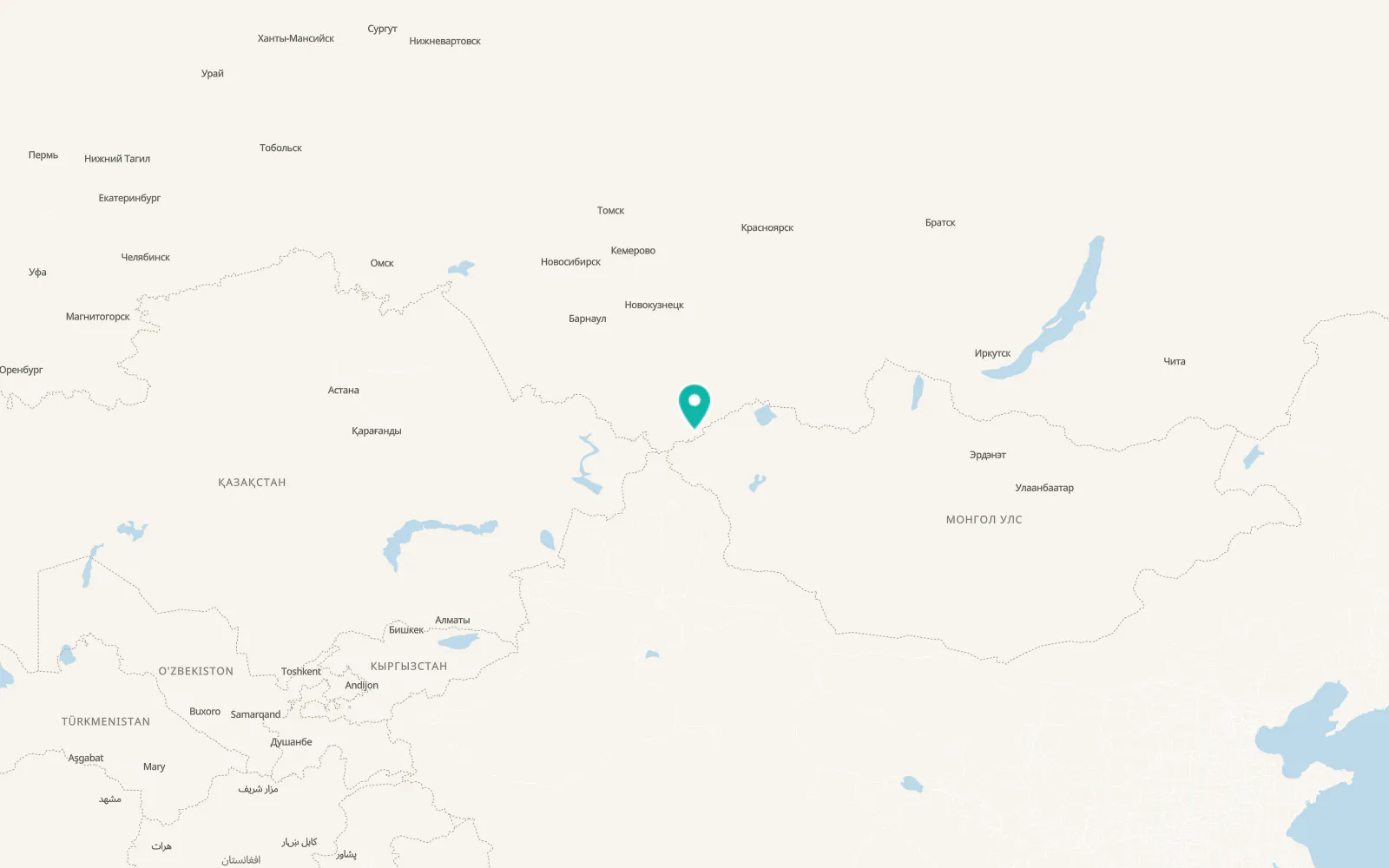 Map of Tashanta