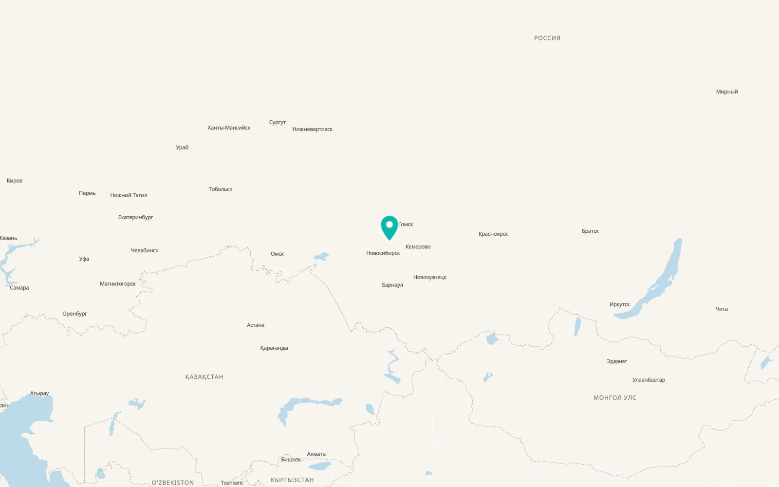 Map of Tashara