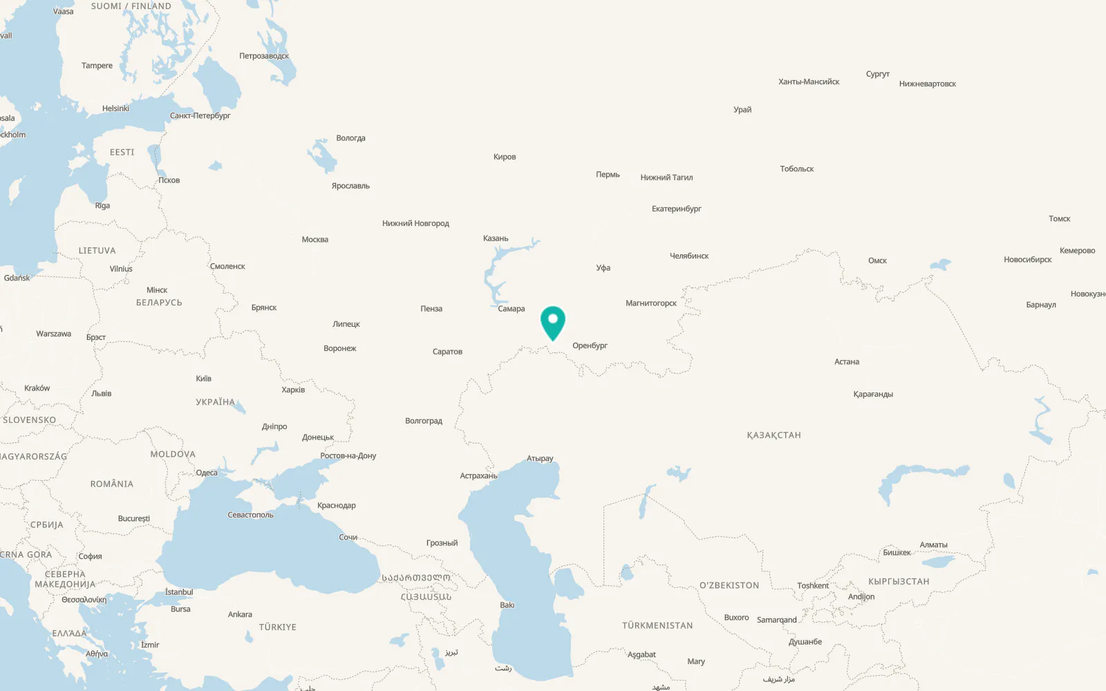 Map of Tashla
