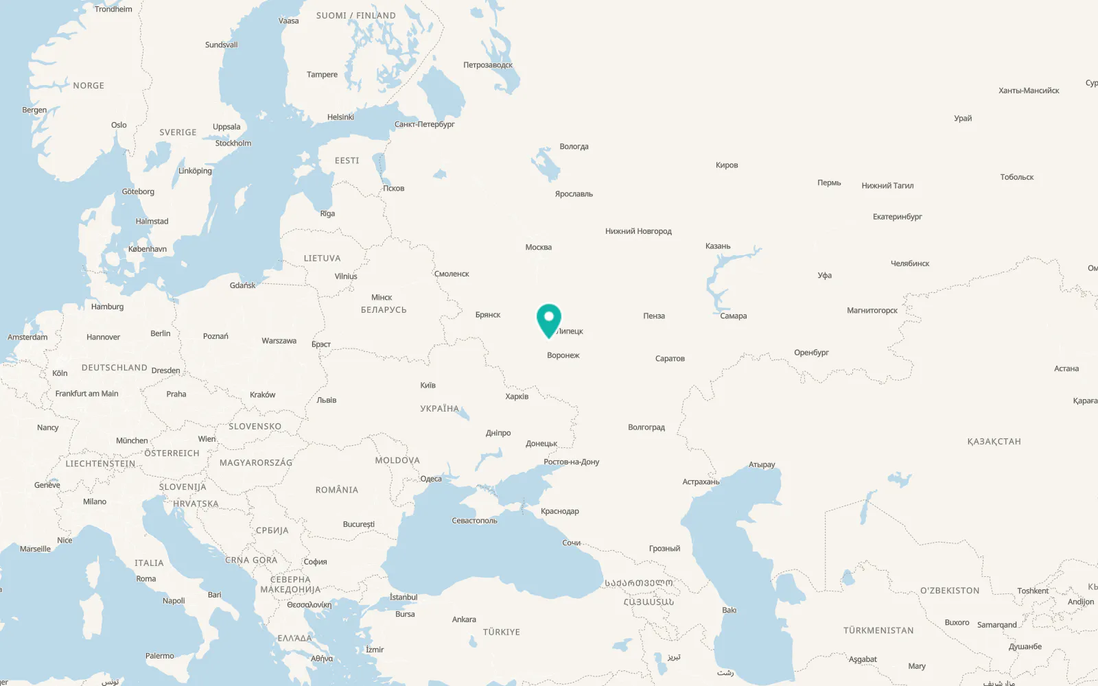 Map of Terbuny