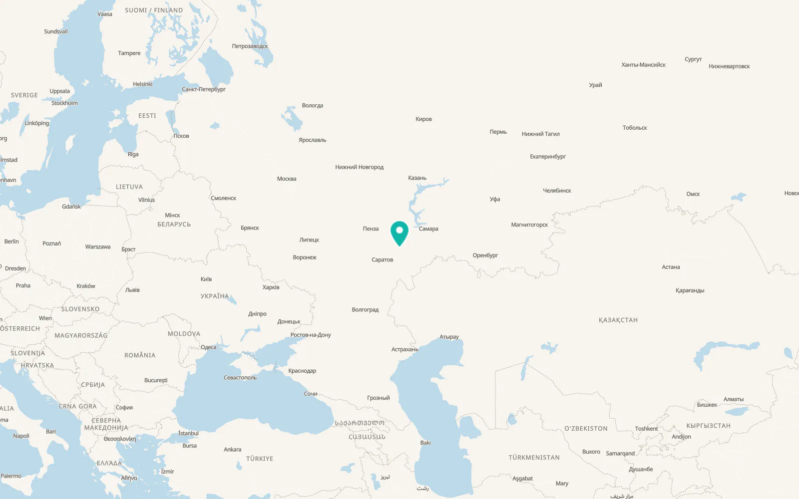 Map of Tersa