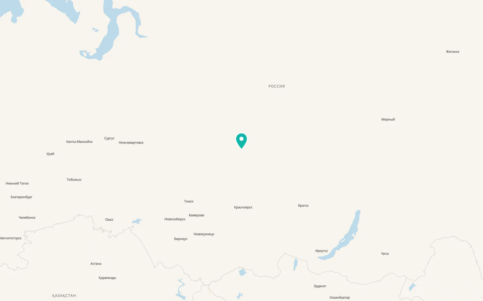 Map of Teya
