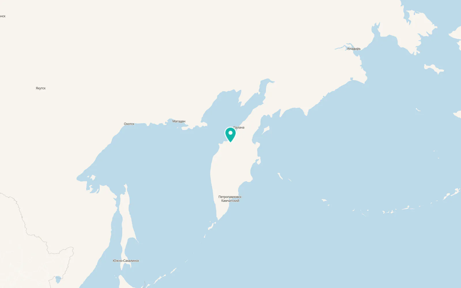 Map of Tigil’