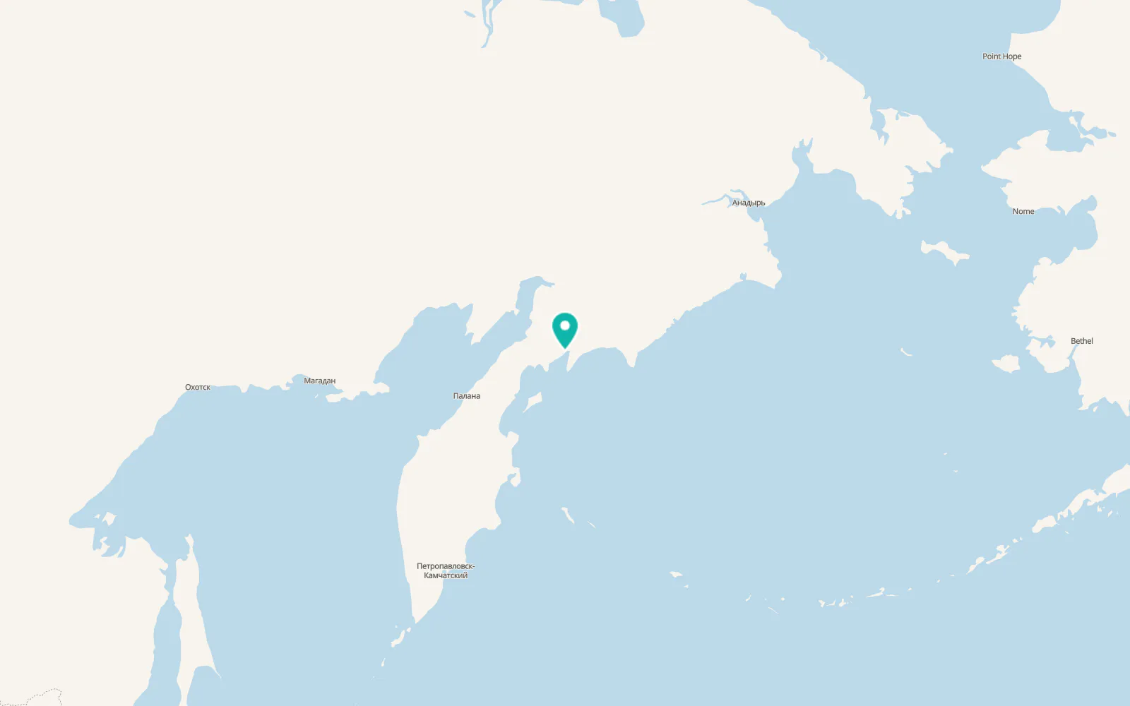 Map of Tilichiki