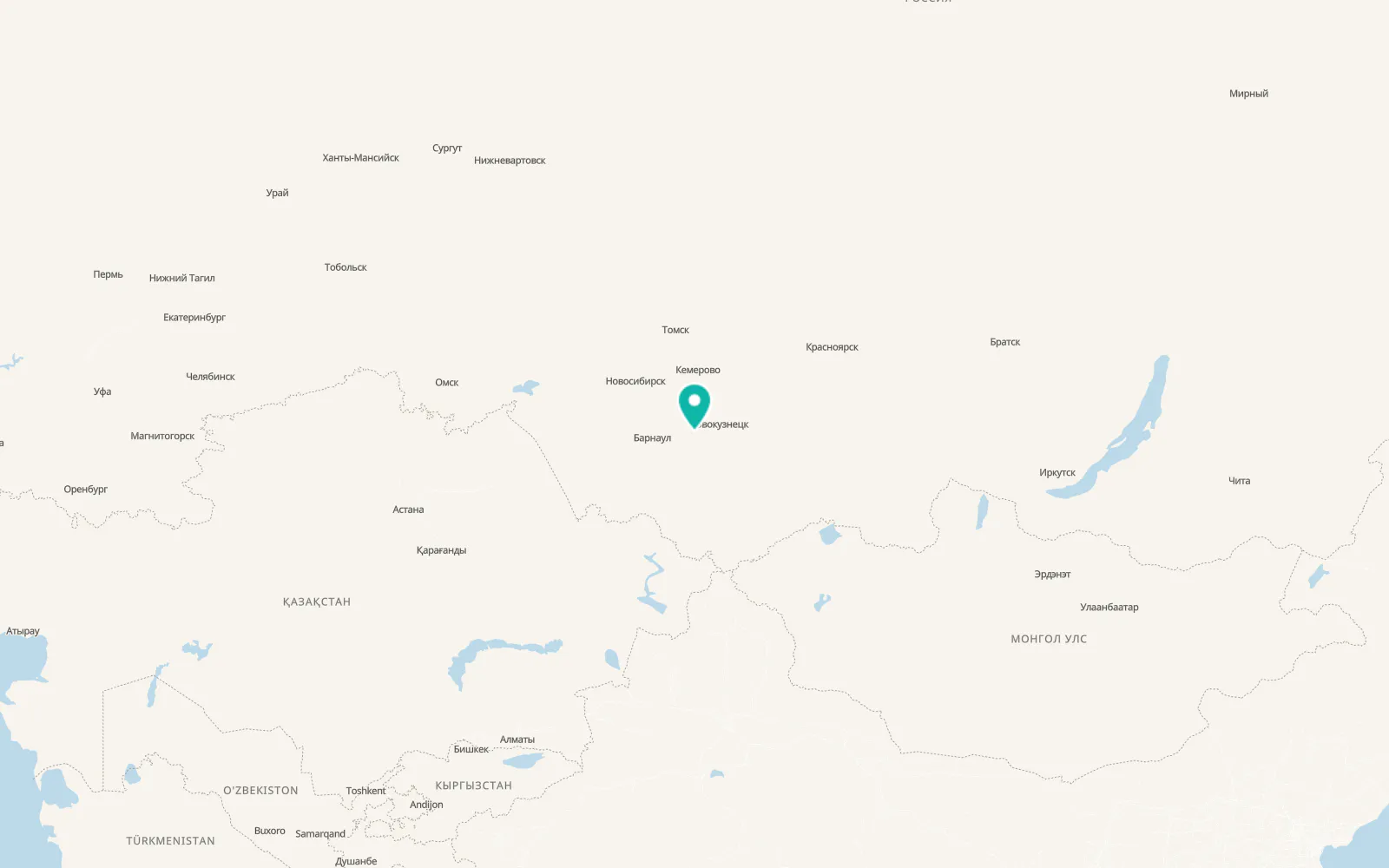 Map of Togul