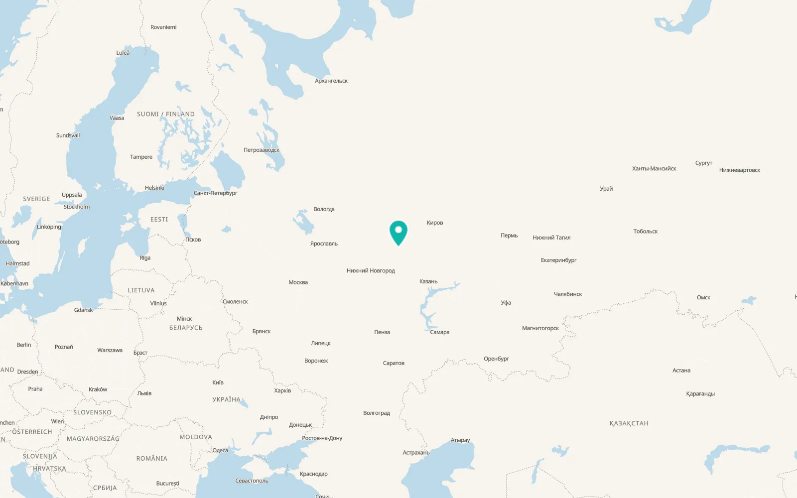 Map of Tonkino