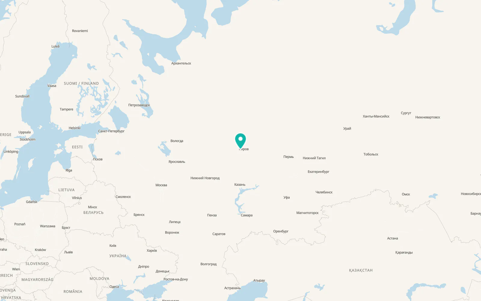 Map of Torfyanoy