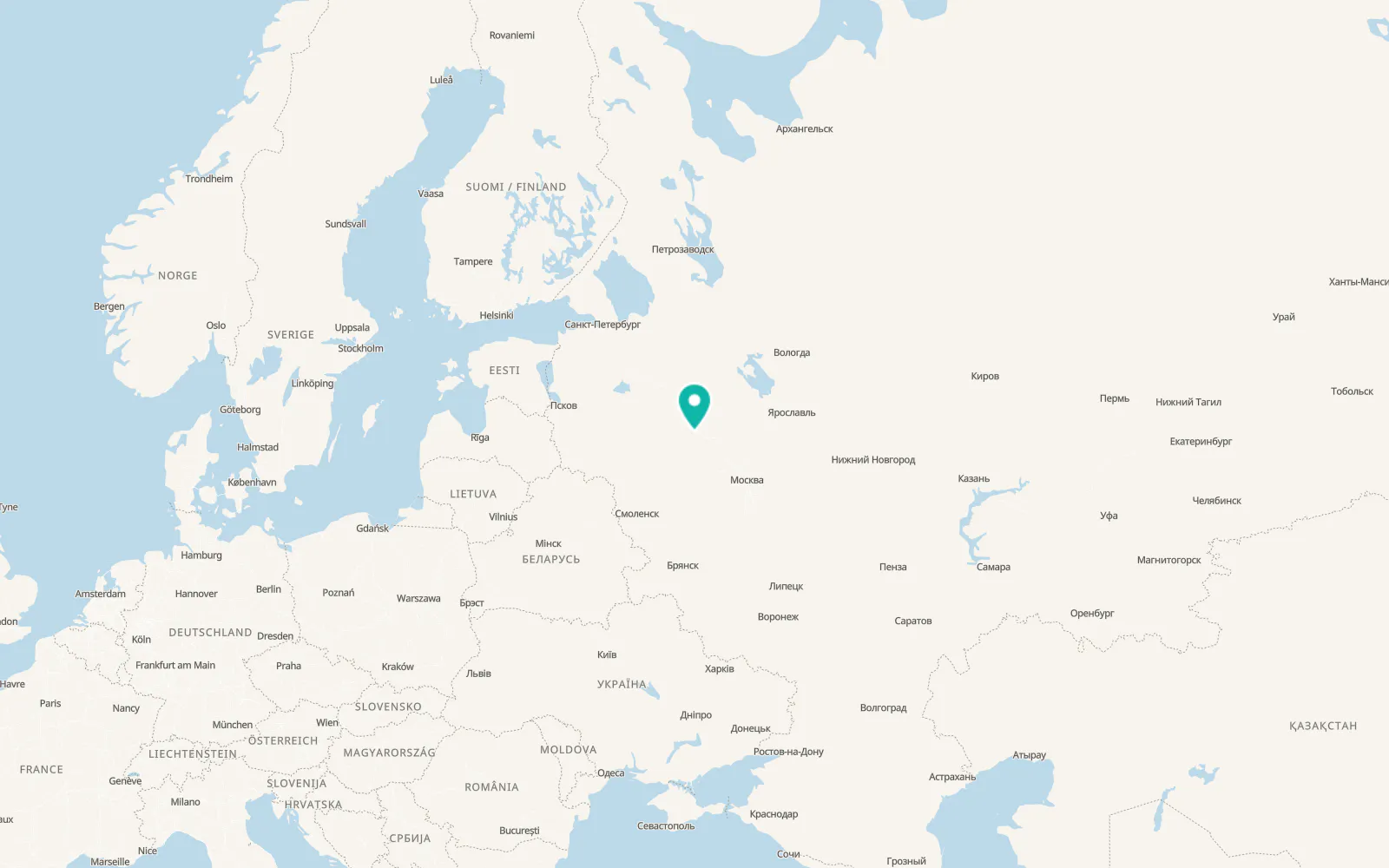 Map of Torzhok