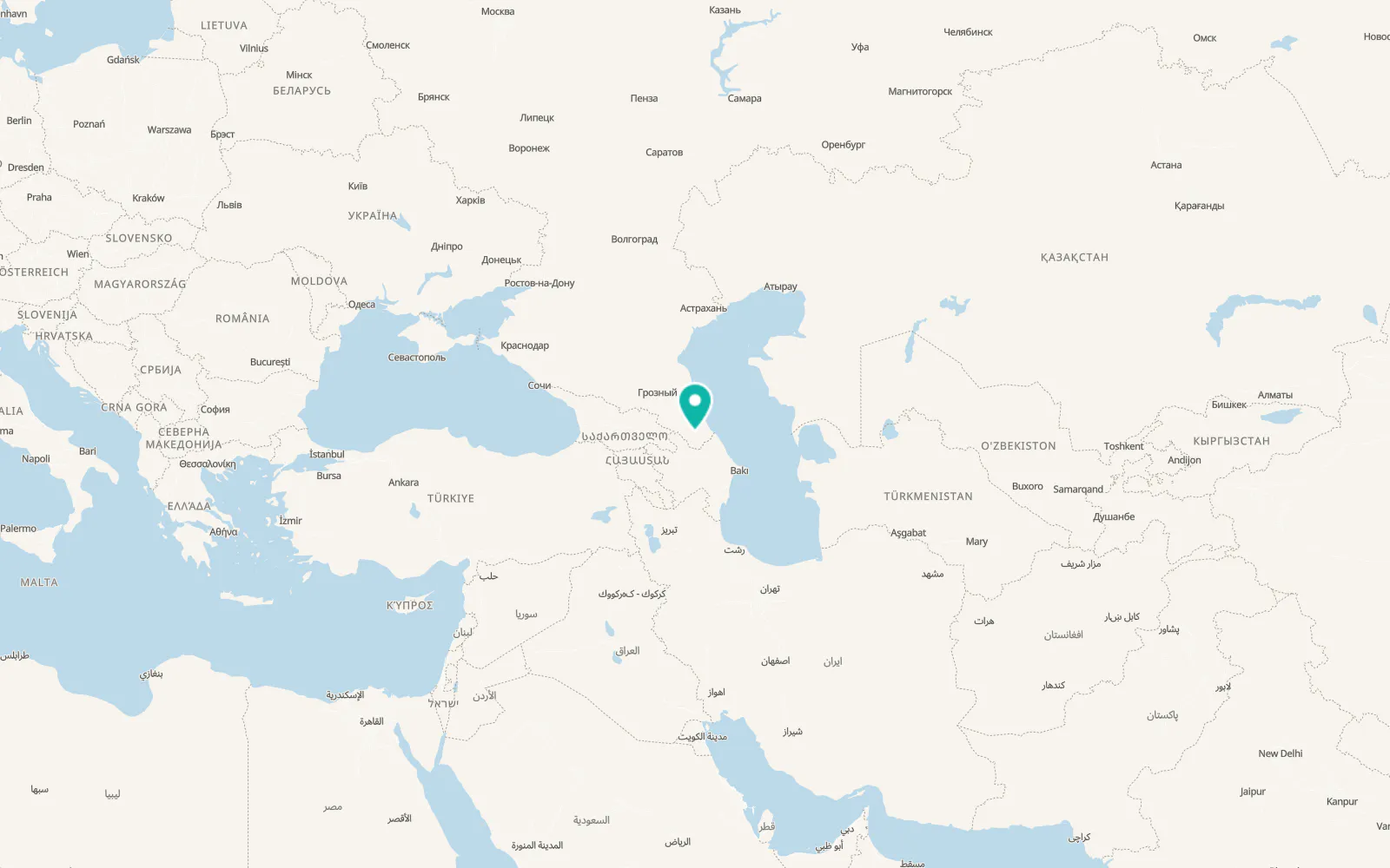 Map of Tpig