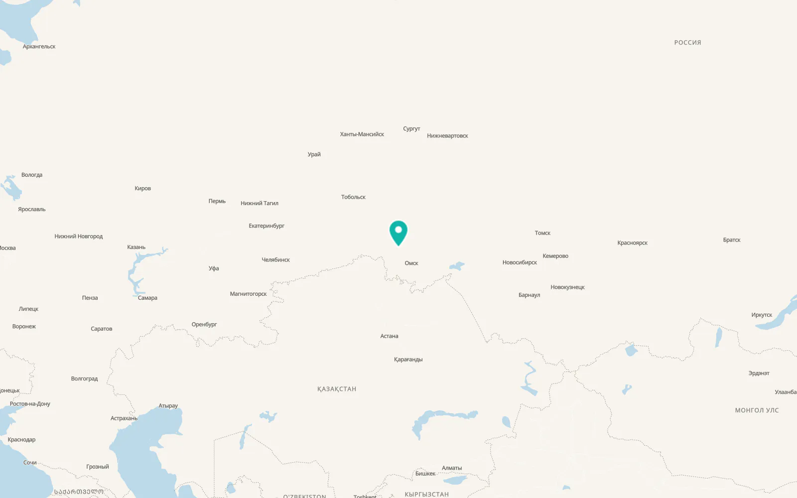 Map of Troitsk