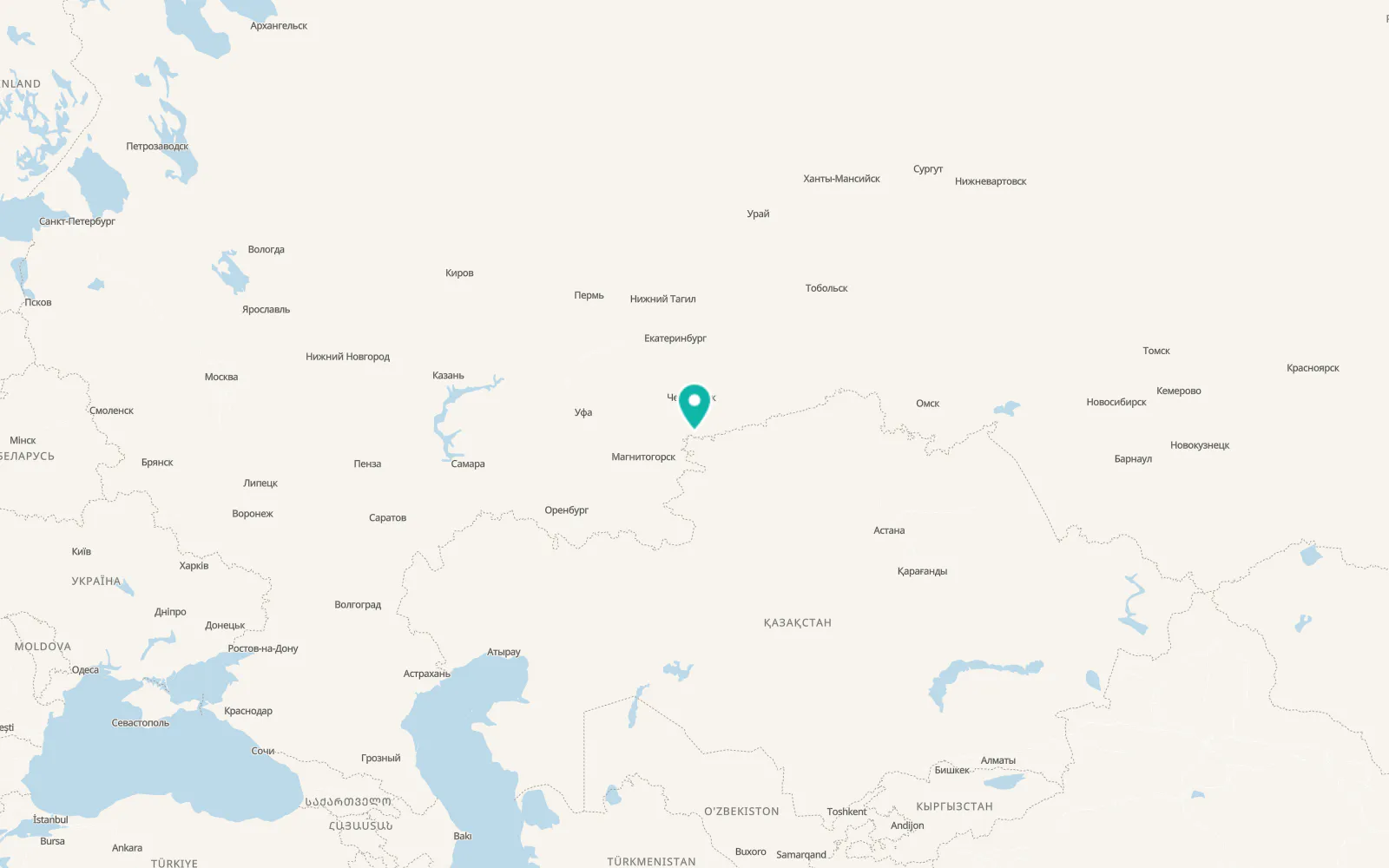 Map of Troitsk