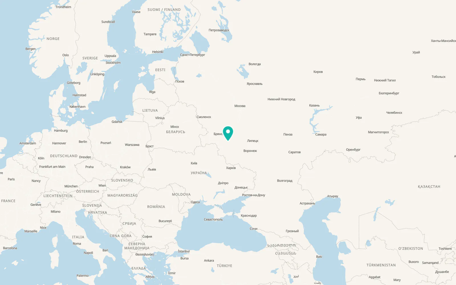 Map of Trosna