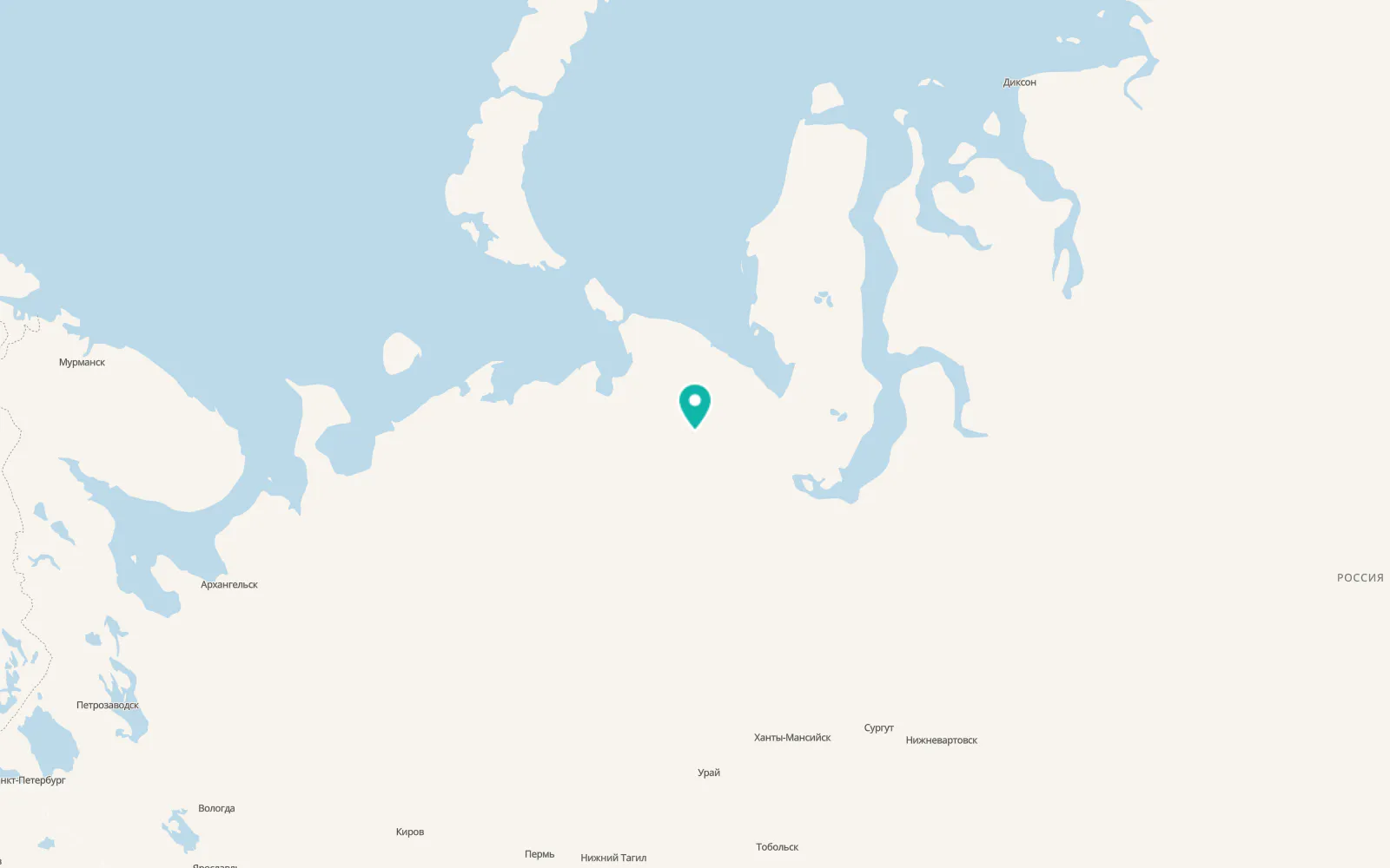 Map of Tsementnozavodskiy