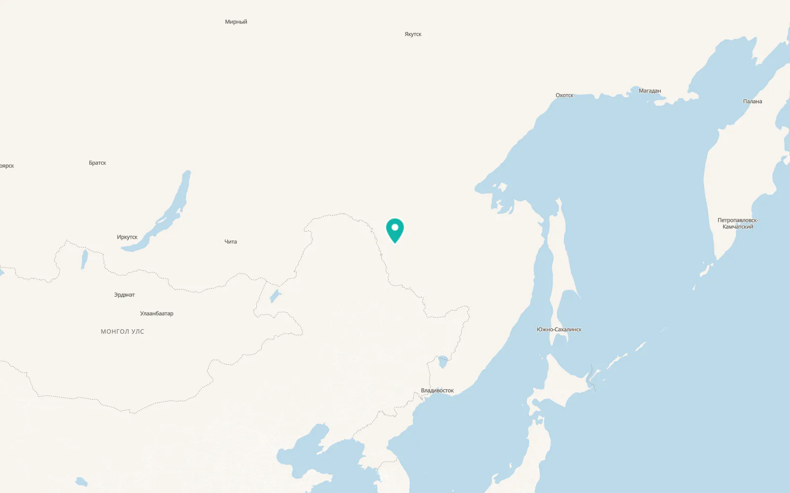 Map of Tsiolkovskiy