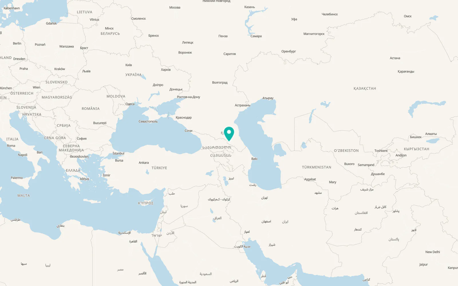 Map of Tsunta