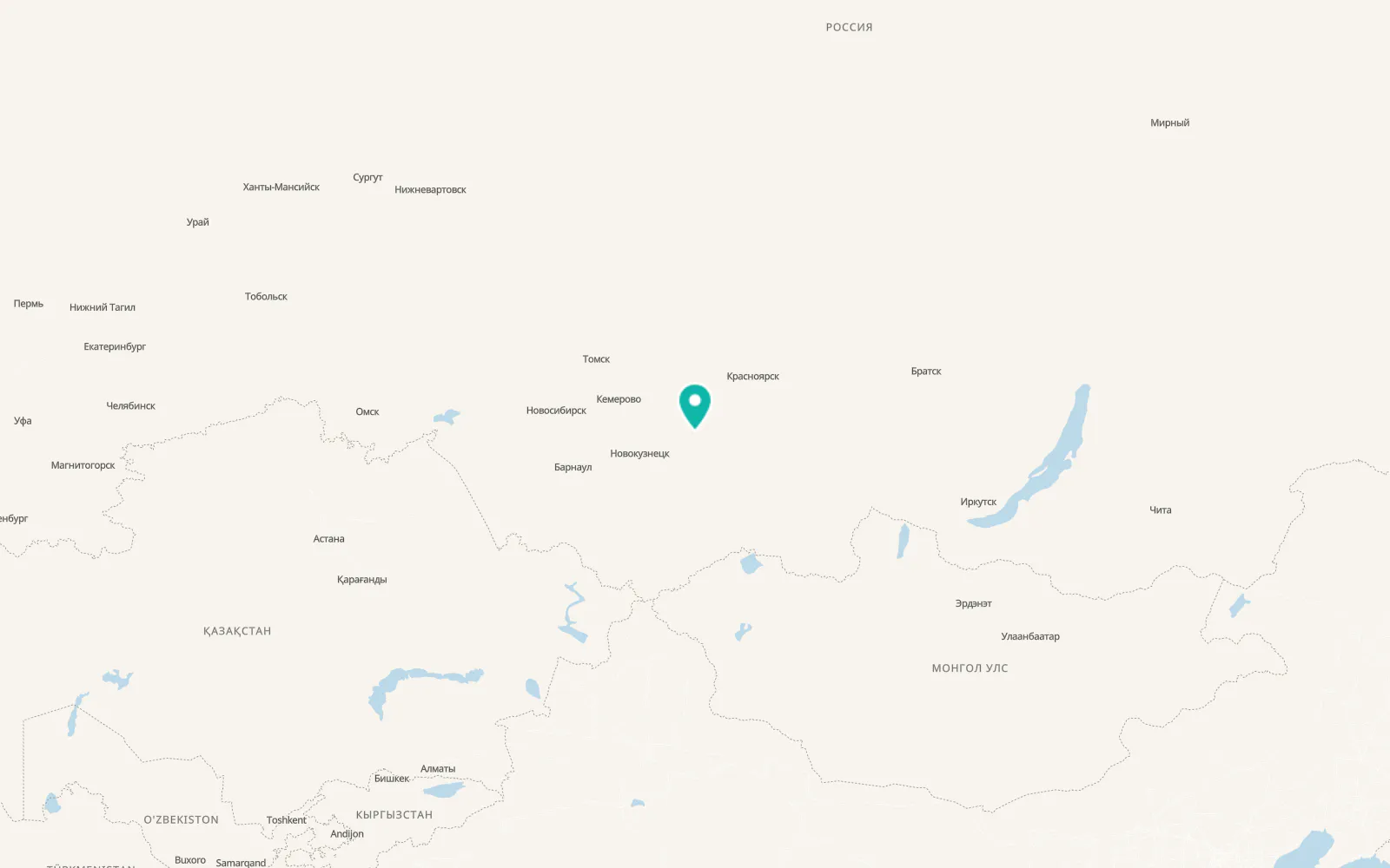 Map of Tuim