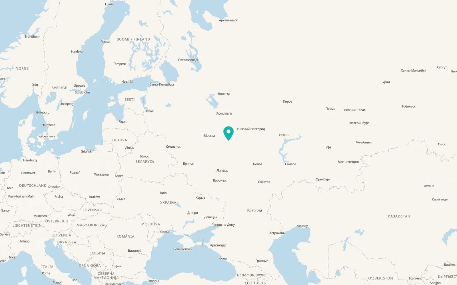 Map of Tuma