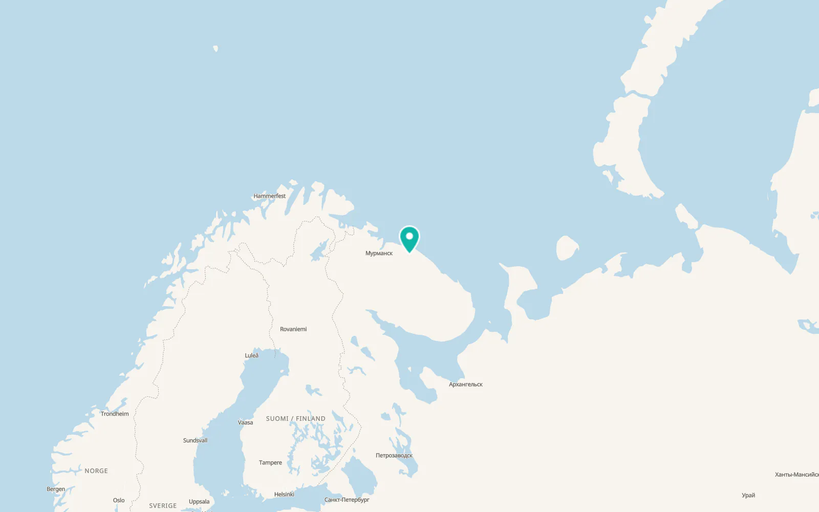 Map of Tumannyy