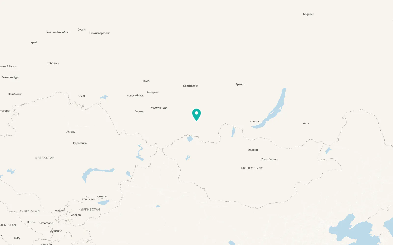 Map of Turan