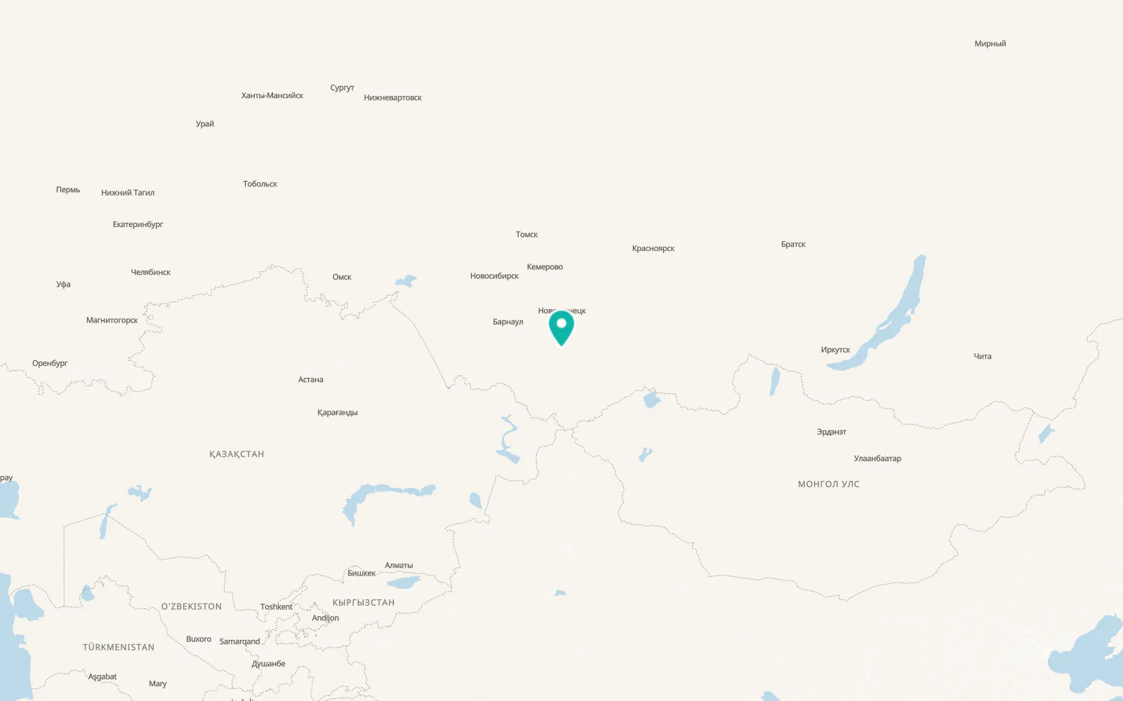 Map of Turochak