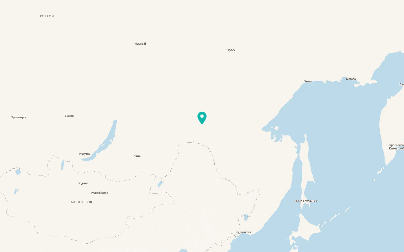 Map of Tynda
