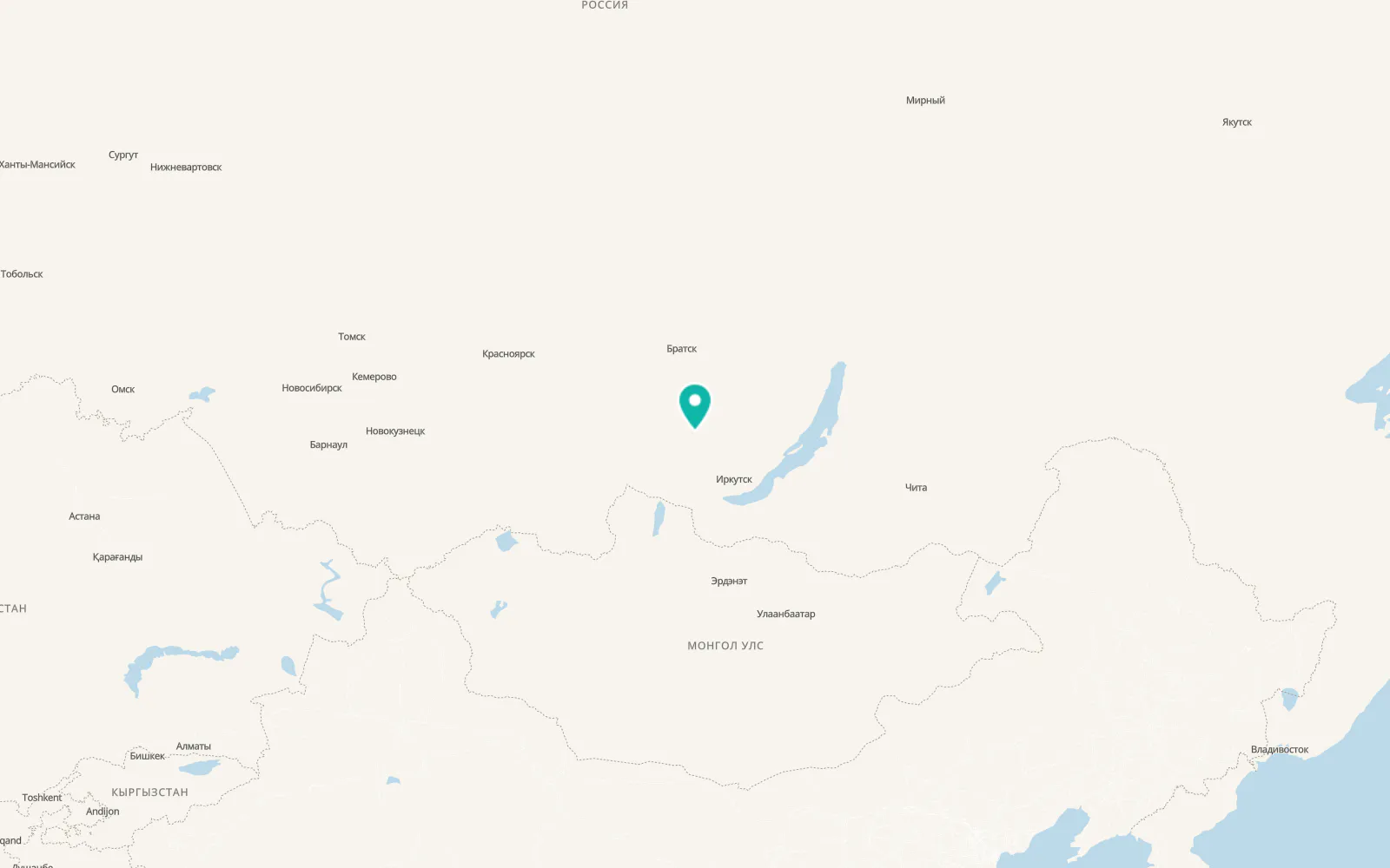 Map of Tyret’ Pervaya