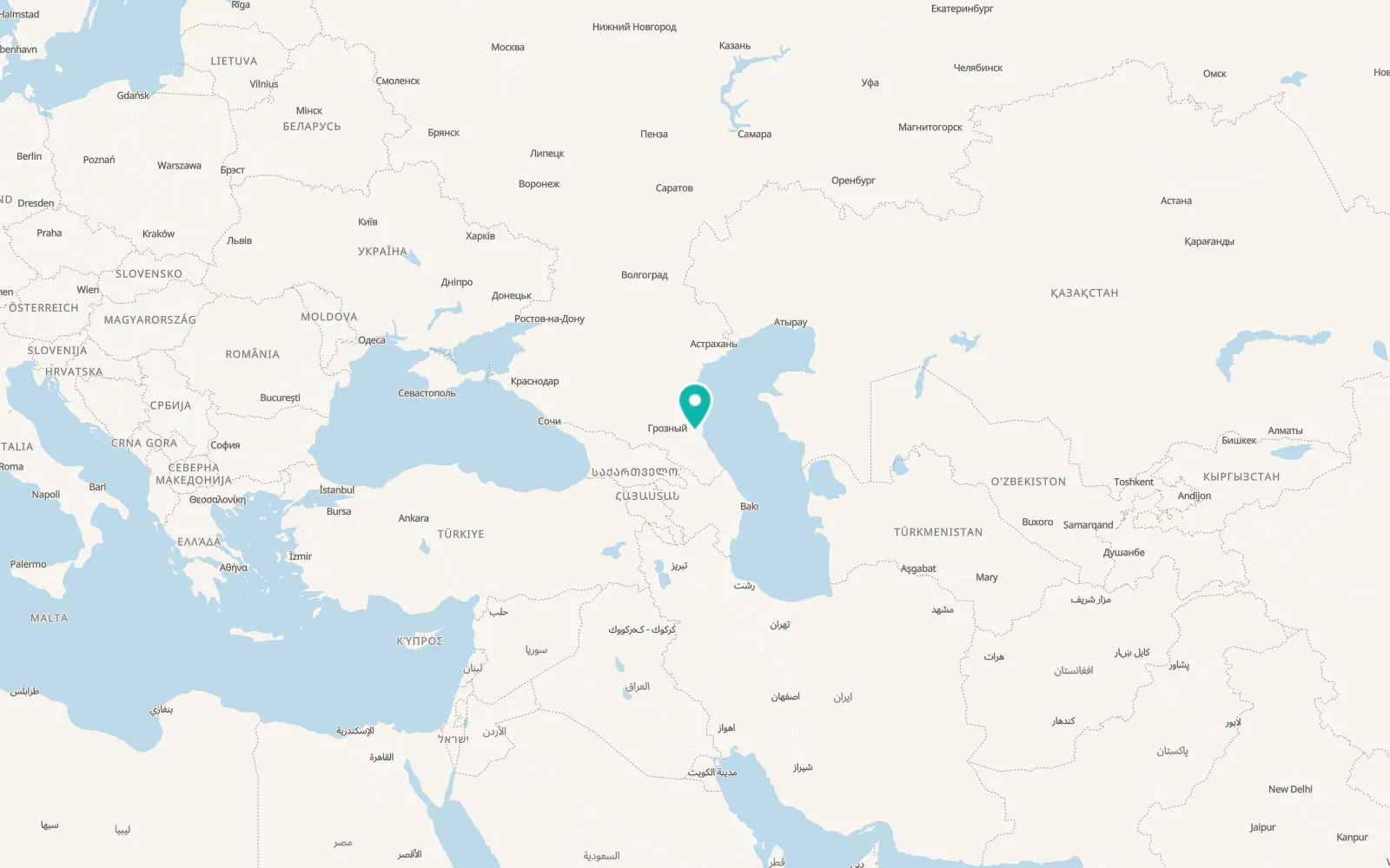 Map of Uchkent