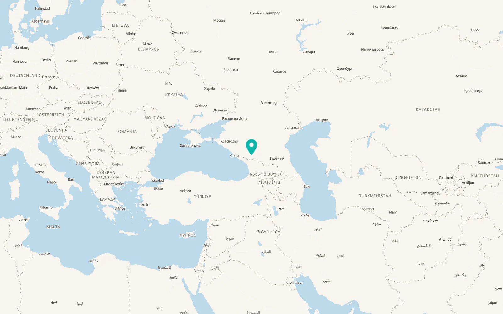 Map of Uchkulan