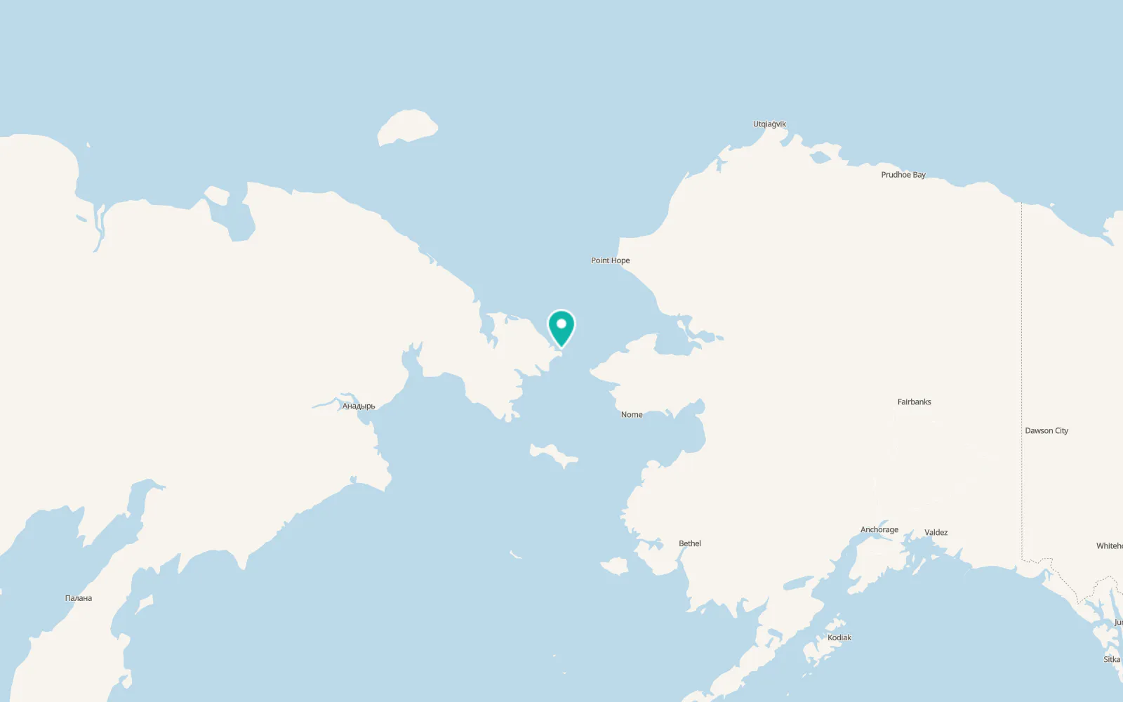 Map of Uelen