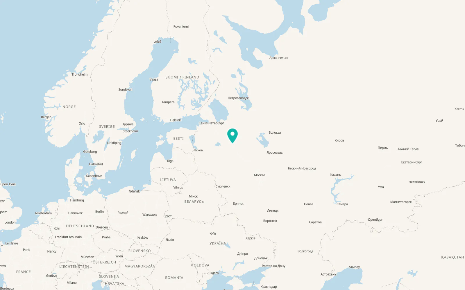 Map of Uglovka