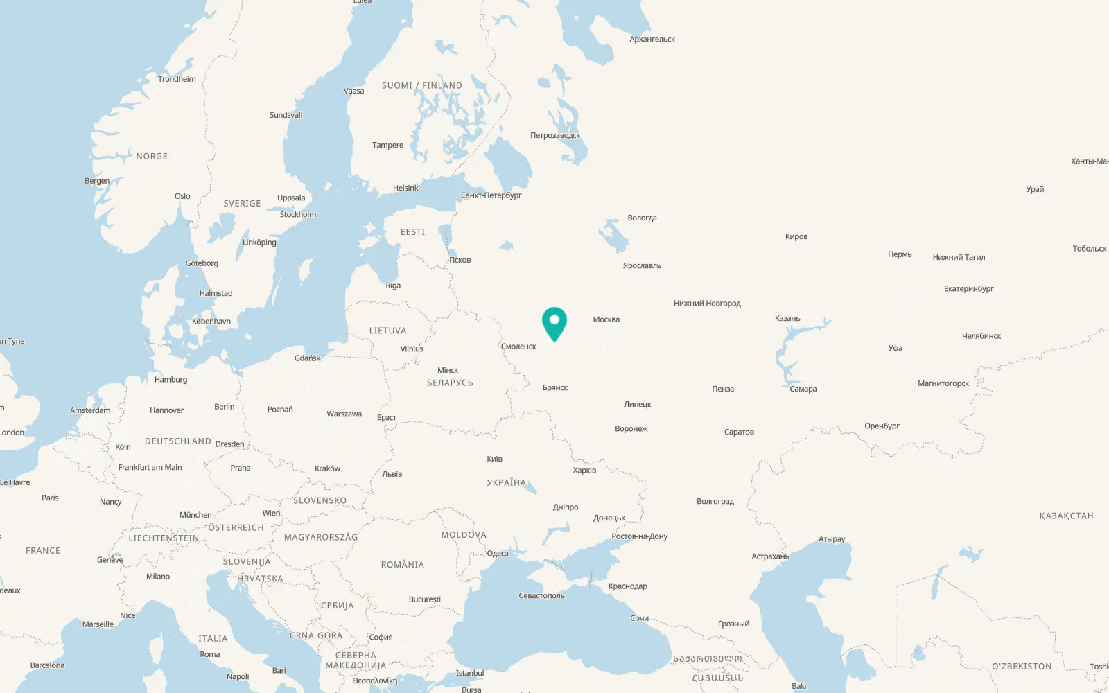 Map of Ugra