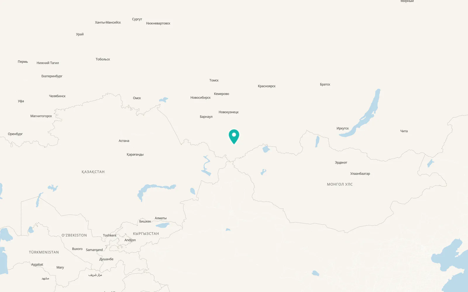 Map of Ulagan