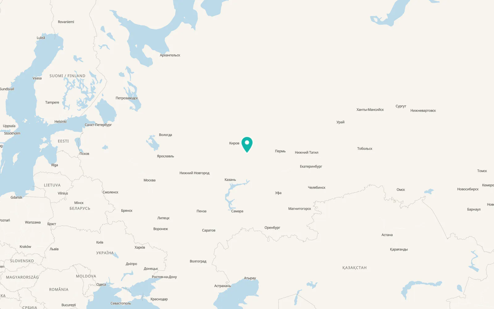 Map of Uni