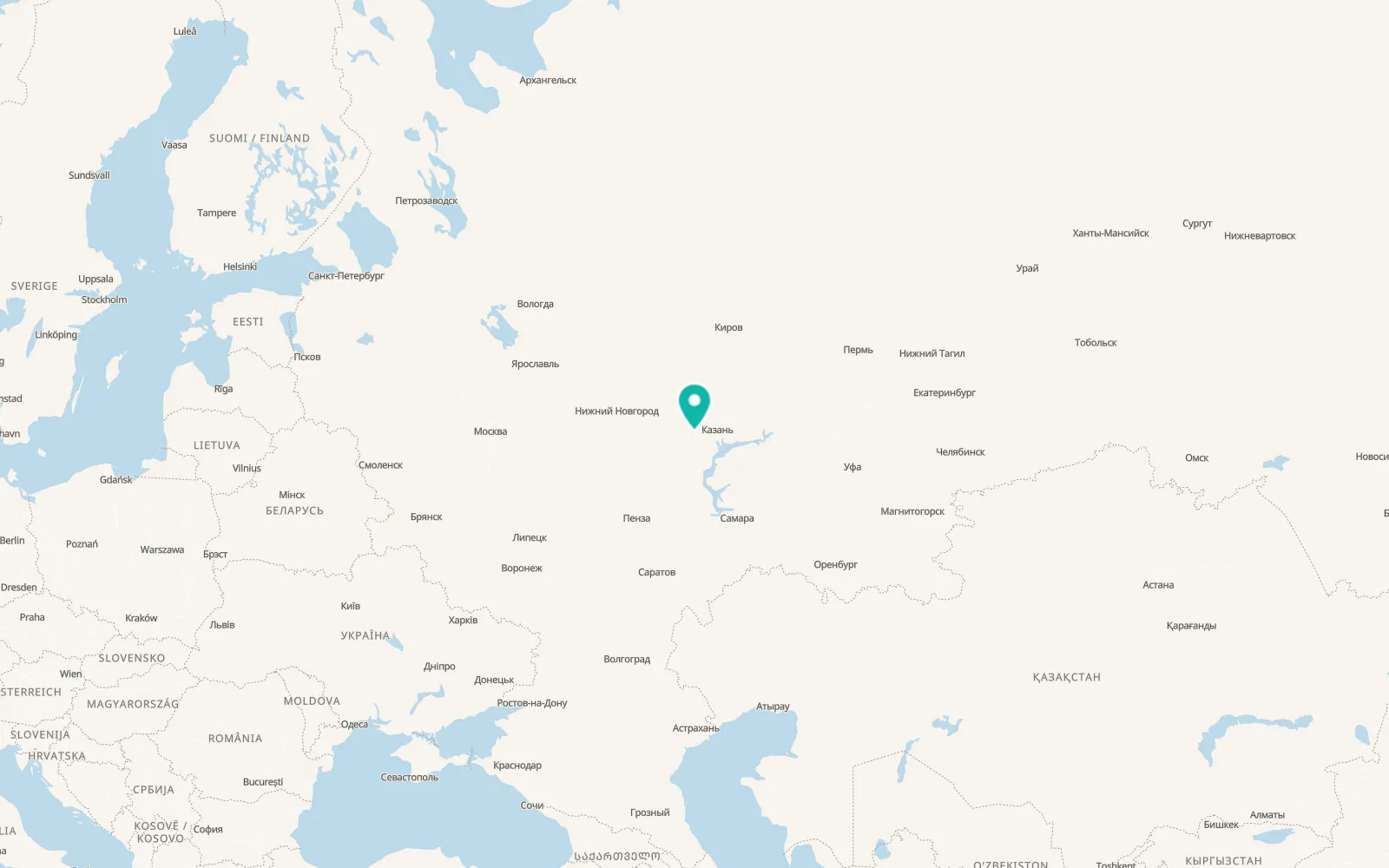 Map of Urmary