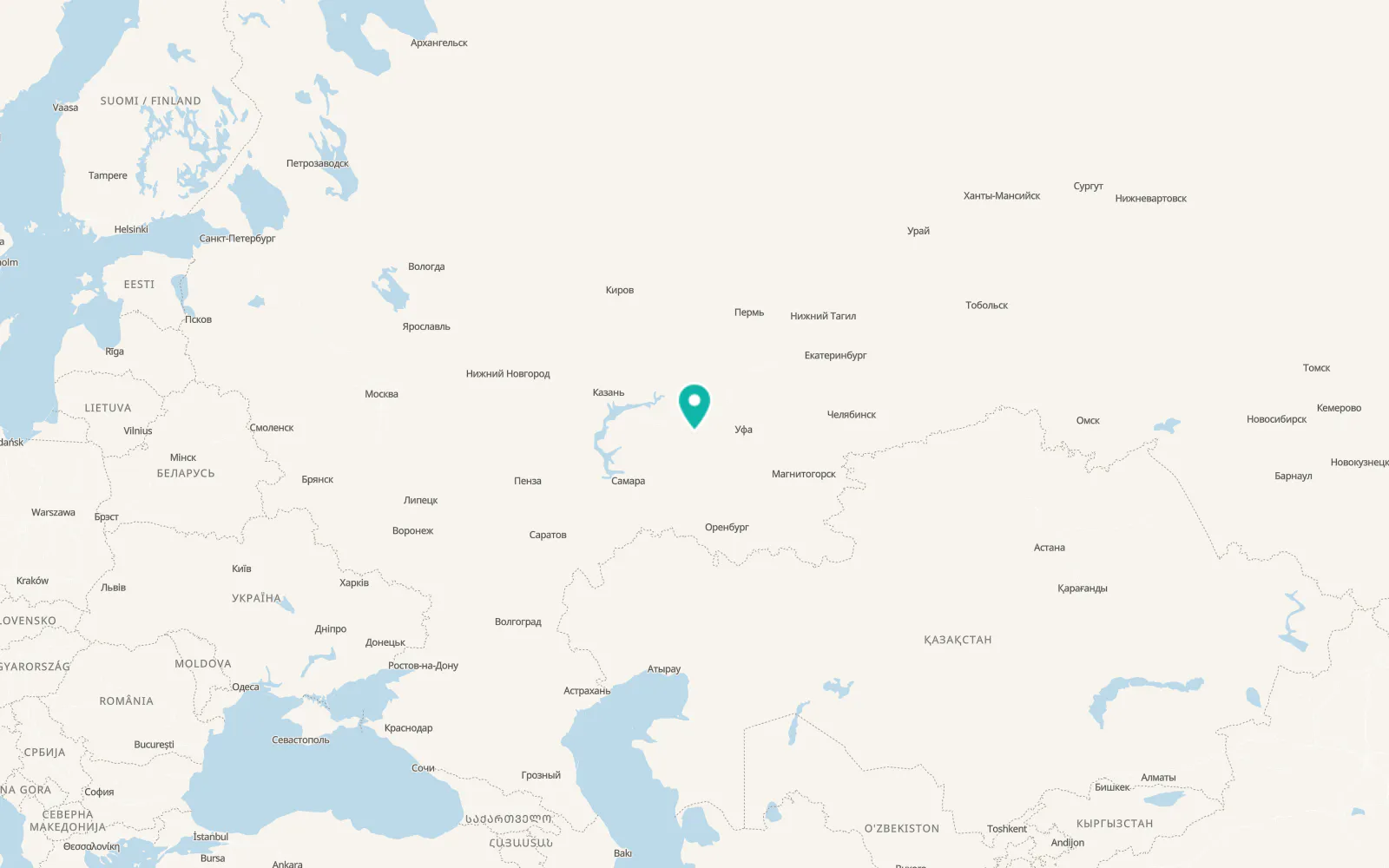 Map of Urussu